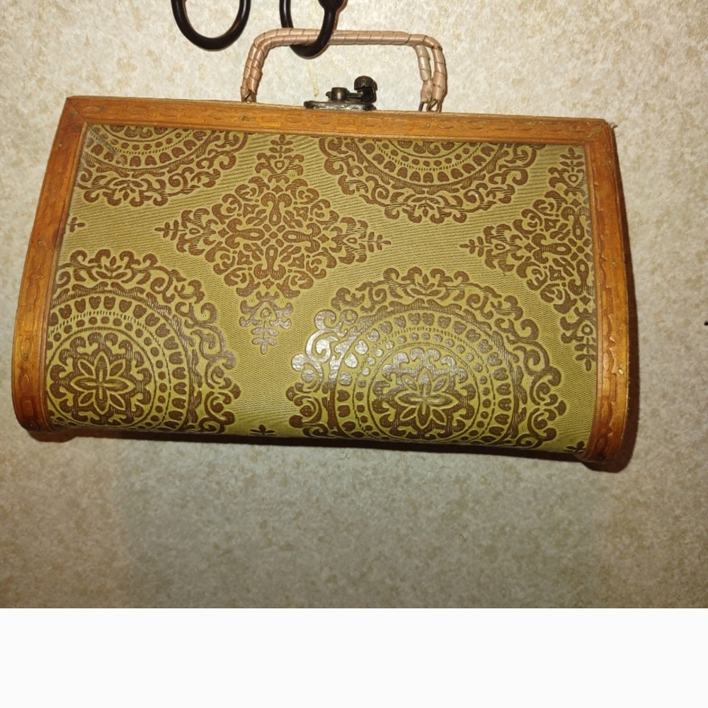 Elegant Brown Patterned Handbag